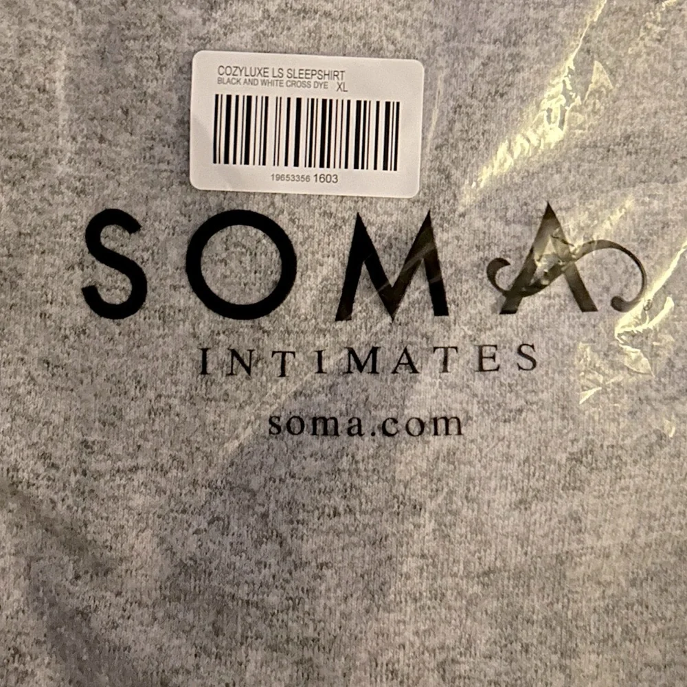 SOMA COZYLUXE Long-Sleeve Sleepshirt - Picture 5 of 5